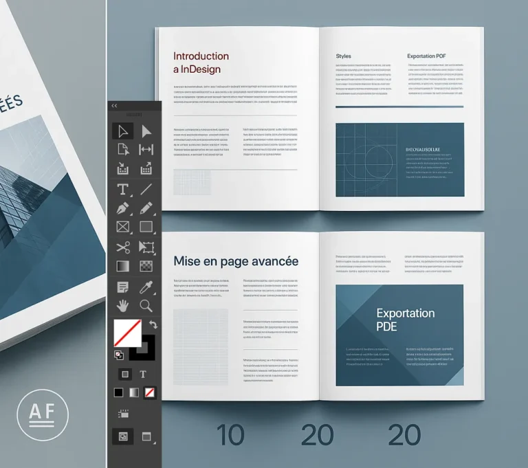 Formation Indesign débutant à Nice ou direct visio