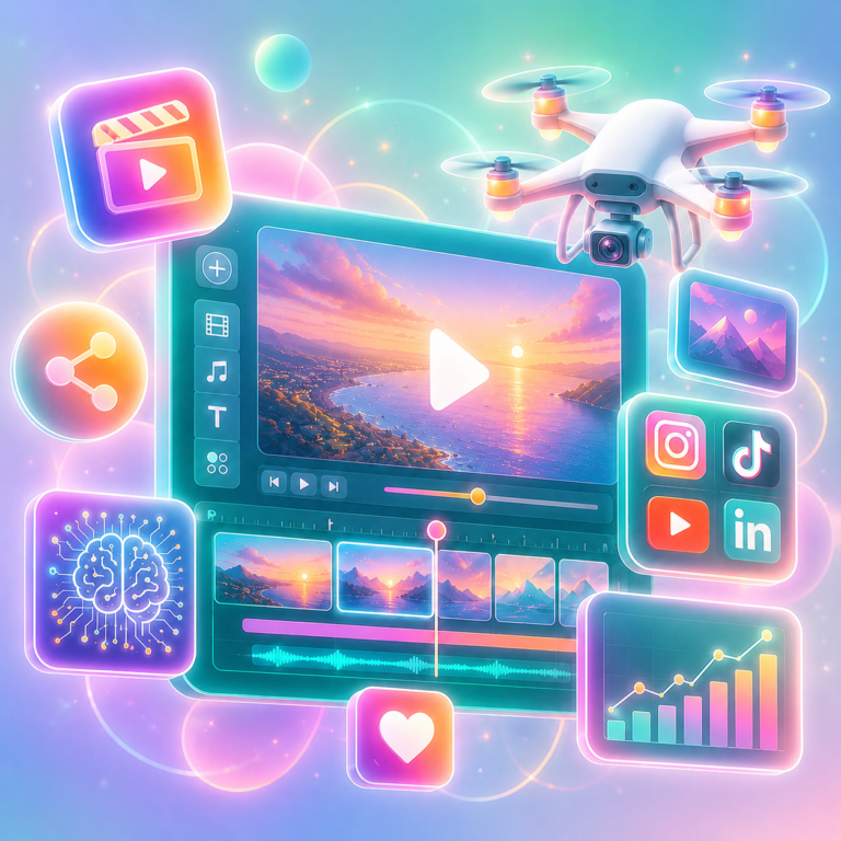 formation vidéo drone réseaux sociaux à Nice